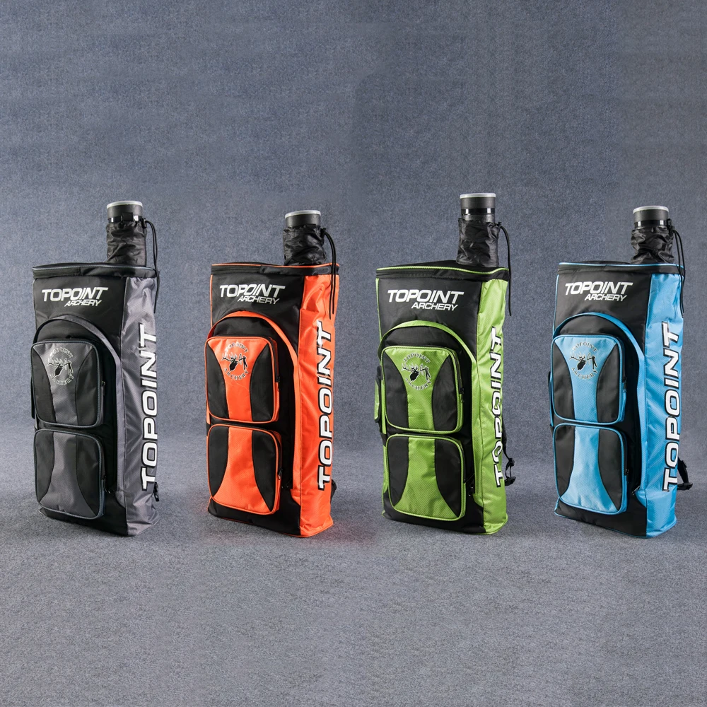 Archery Recurve Bow Bag Portable Takedown Case Portable Backpack with Arrow Quiver Outdoor Handbag Hunting Shooting Accessories